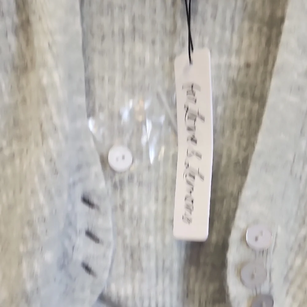 For Love And Lemons Gray Cropped Knit Shrug - Picture 3 of 7